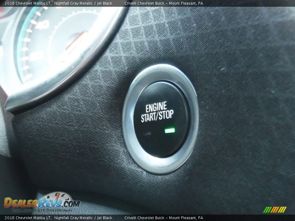 2018 Chevrolet Malibu LT Nightfall Gray Metallic / Jet Black Photo #23