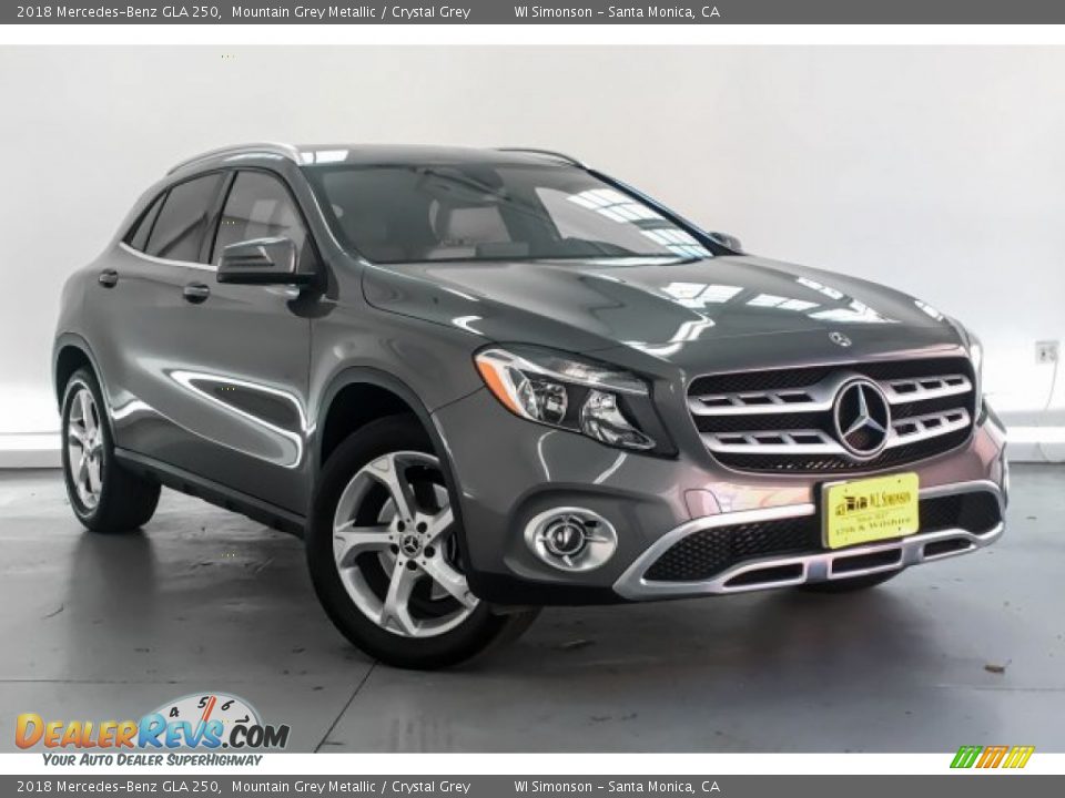 2018 Mercedes-Benz GLA 250 Mountain Grey Metallic / Crystal Grey Photo #14