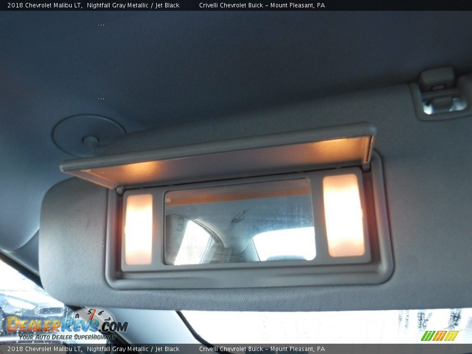 2018 Chevrolet Malibu LT Nightfall Gray Metallic / Jet Black Photo #26