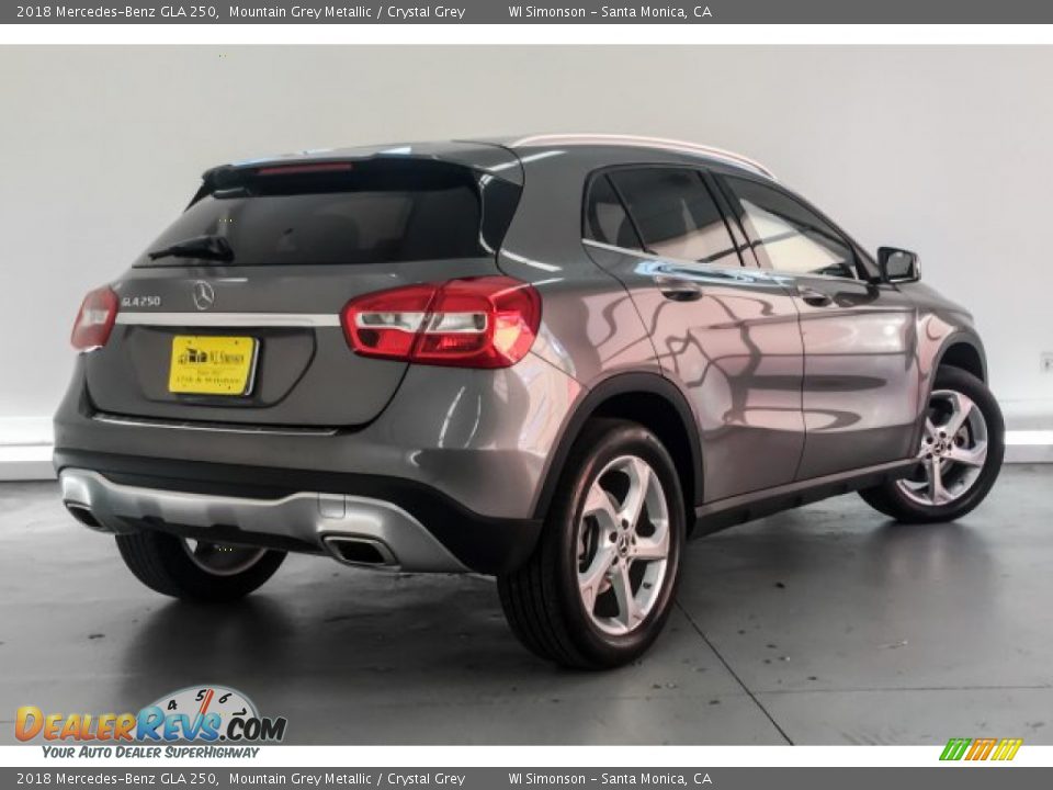 2018 Mercedes-Benz GLA 250 Mountain Grey Metallic / Crystal Grey Photo #16