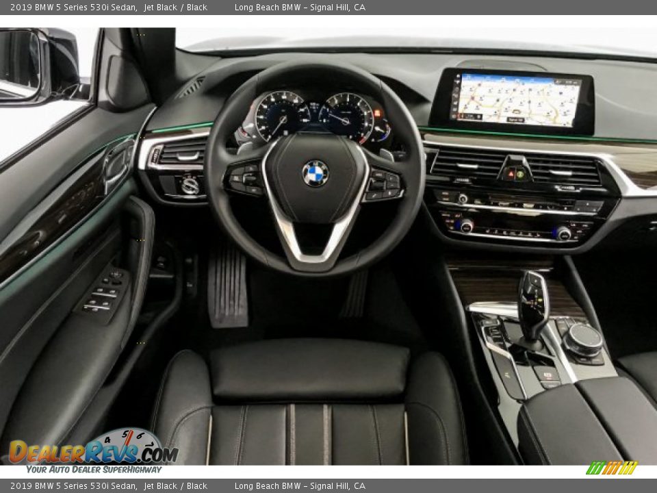 2019 BMW 5 Series 530i Sedan Jet Black / Black Photo #4
