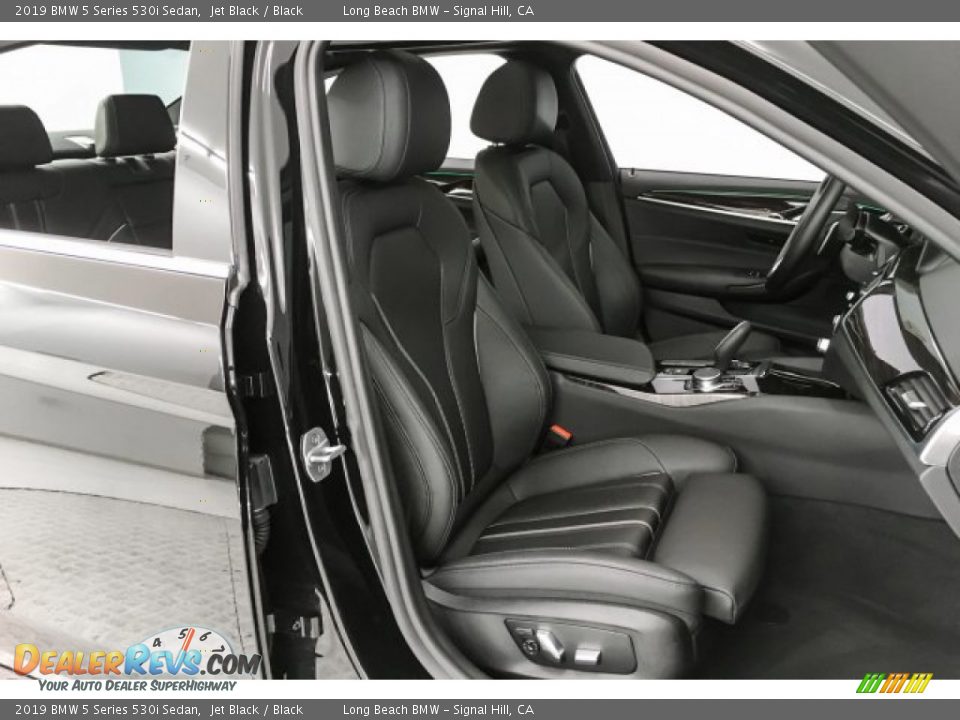 2019 BMW 5 Series 530i Sedan Jet Black / Black Photo #6