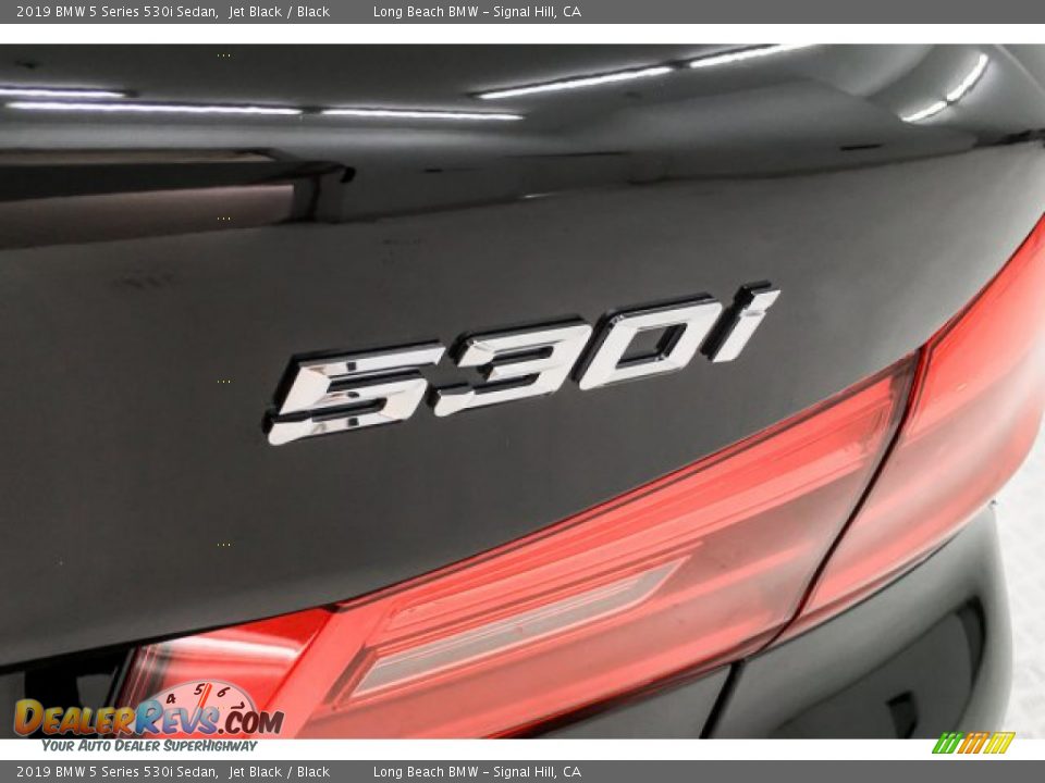 2019 BMW 5 Series 530i Sedan Jet Black / Black Photo #7