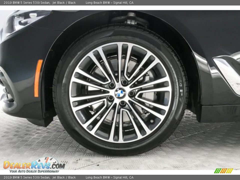 2019 BMW 5 Series 530i Sedan Jet Black / Black Photo #8