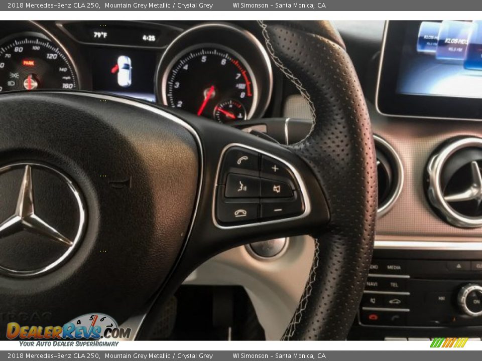 2018 Mercedes-Benz GLA 250 Mountain Grey Metallic / Crystal Grey Photo #20