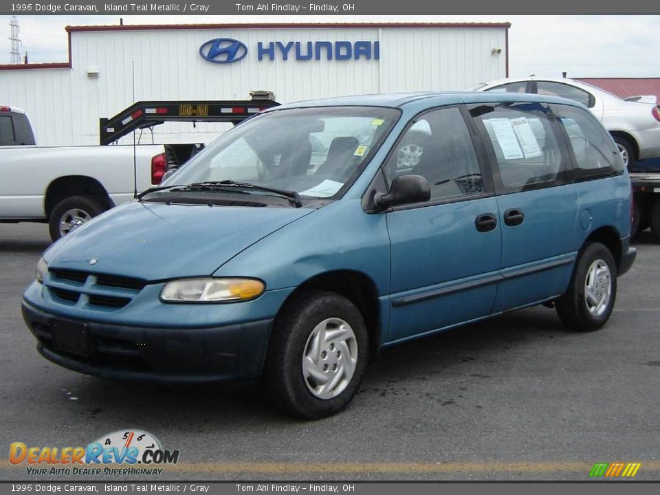 1996 Dodge Caravan Island Teal Metallic / Gray Photo #1