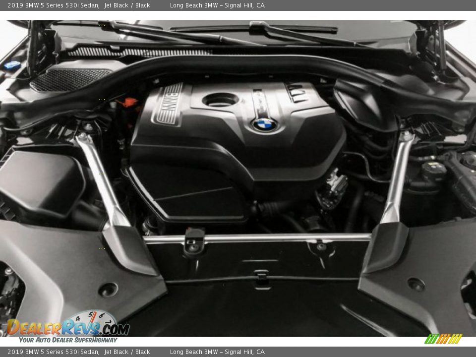 2019 BMW 5 Series 530i Sedan Jet Black / Black Photo #9