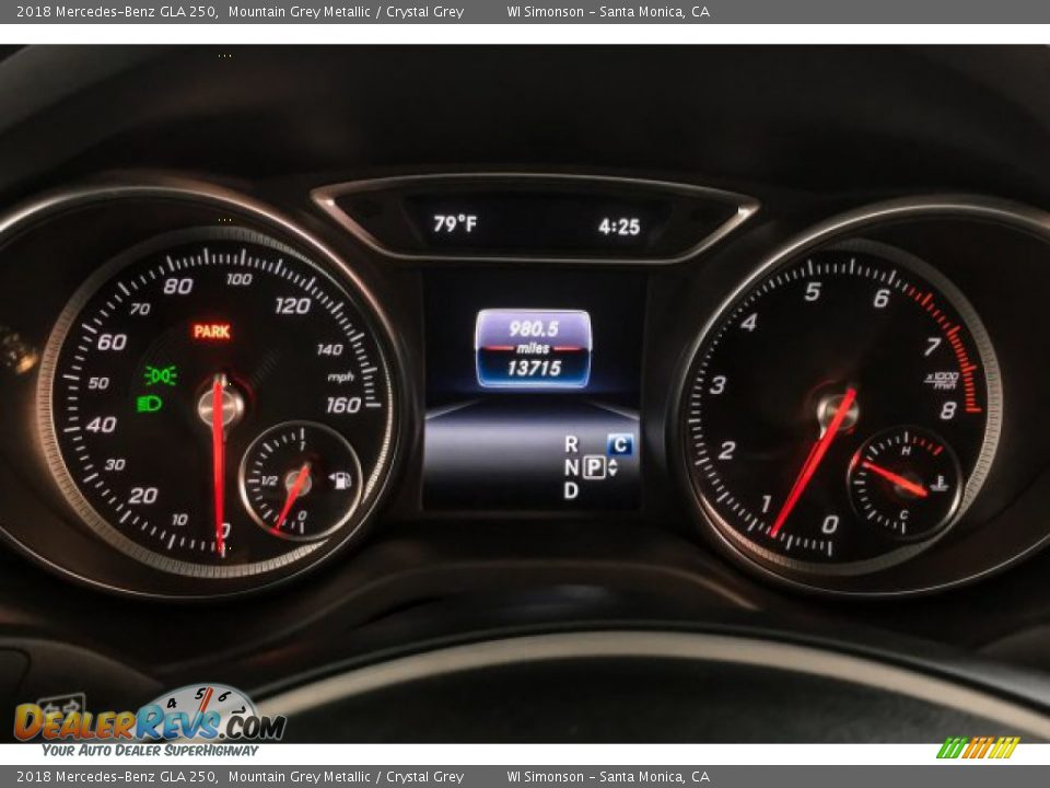 2018 Mercedes-Benz GLA 250 Mountain Grey Metallic / Crystal Grey Photo #21