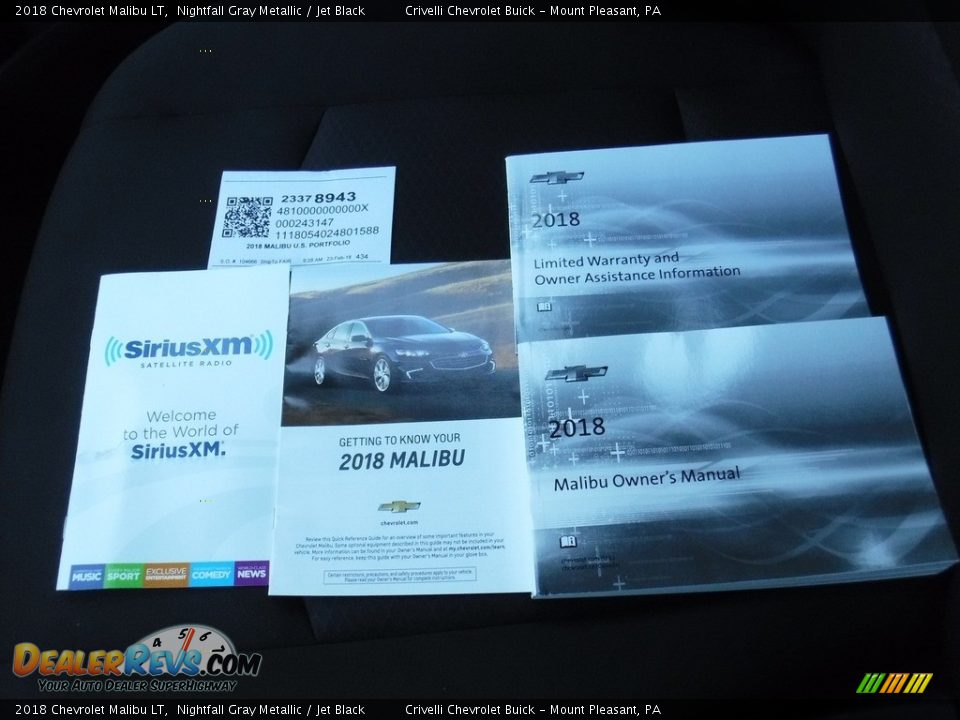 2018 Chevrolet Malibu LT Nightfall Gray Metallic / Jet Black Photo #31