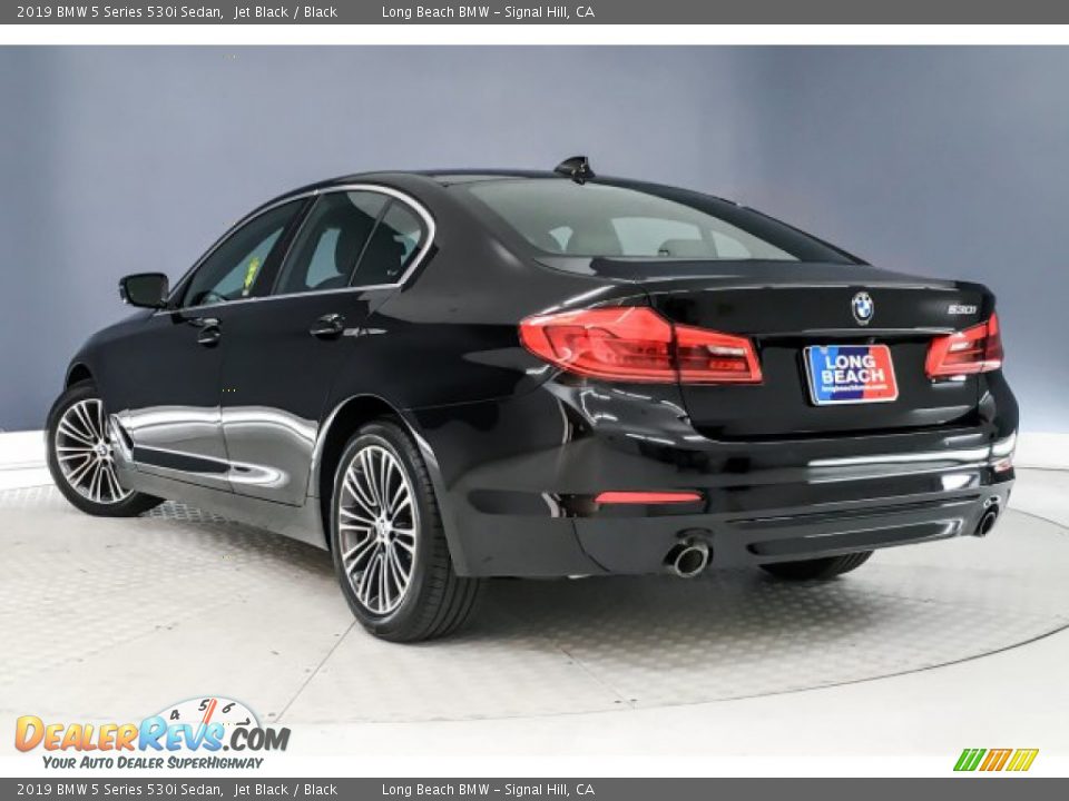 2019 BMW 5 Series 530i Sedan Jet Black / Black Photo #10