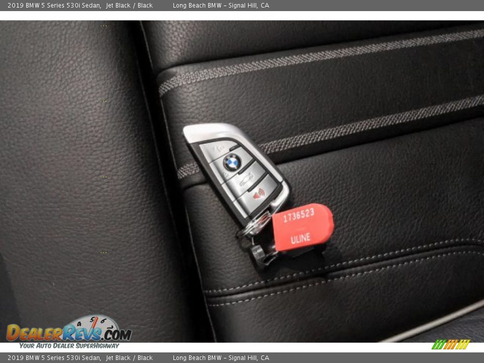 2019 BMW 5 Series 530i Sedan Jet Black / Black Photo #11