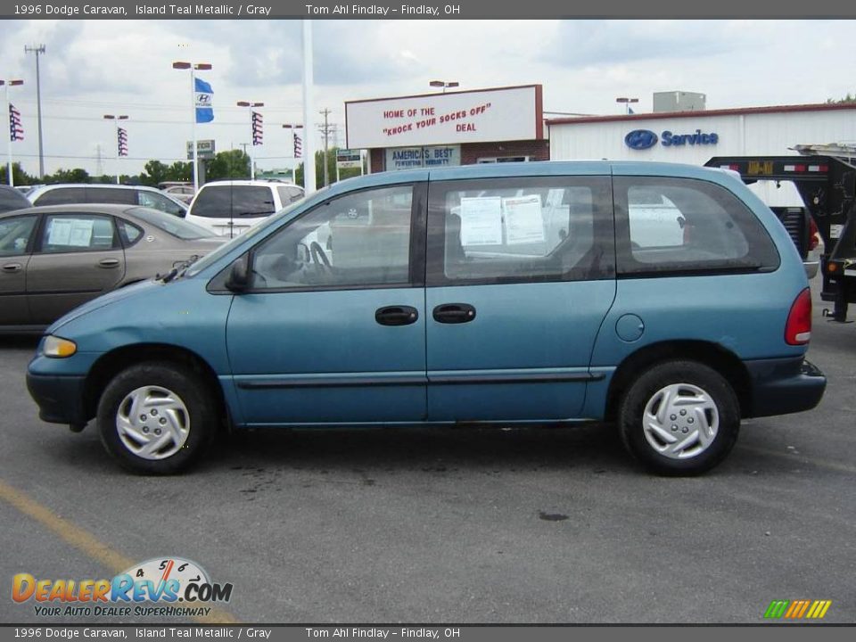 1996 Dodge Caravan Island Teal Metallic / Gray Photo #2