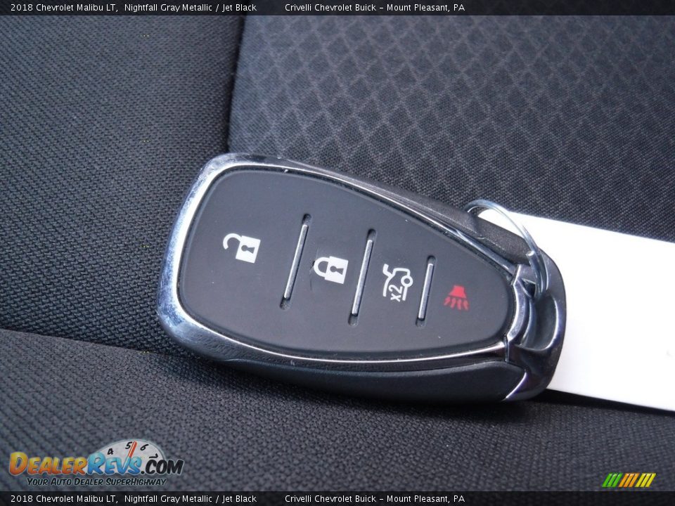 2018 Chevrolet Malibu LT Nightfall Gray Metallic / Jet Black Photo #32
