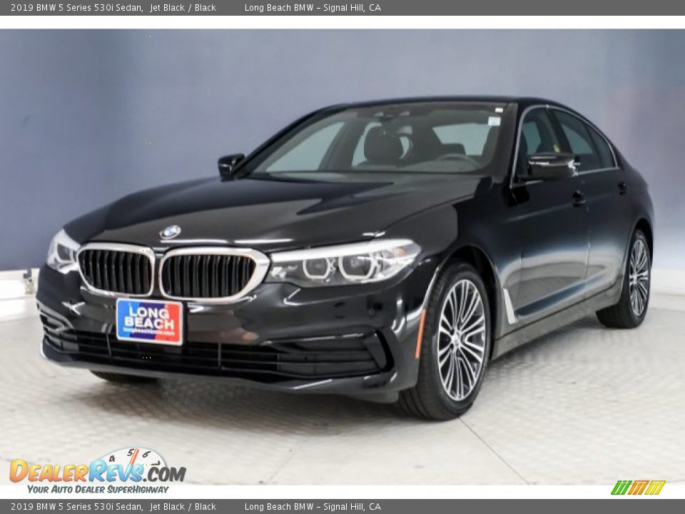 2019 BMW 5 Series 530i Sedan Jet Black / Black Photo #12