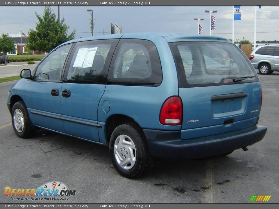 1996 Dodge Caravan Island Teal Metallic / Gray Photo #3