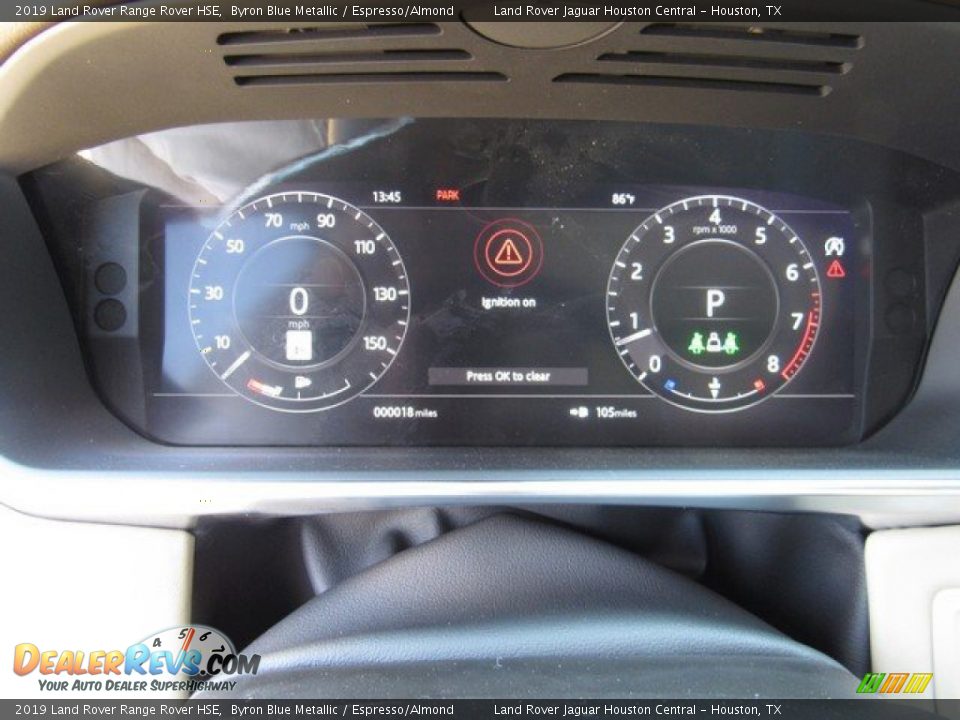 2019 Land Rover Range Rover HSE Byron Blue Metallic / Espresso/Almond Photo #32