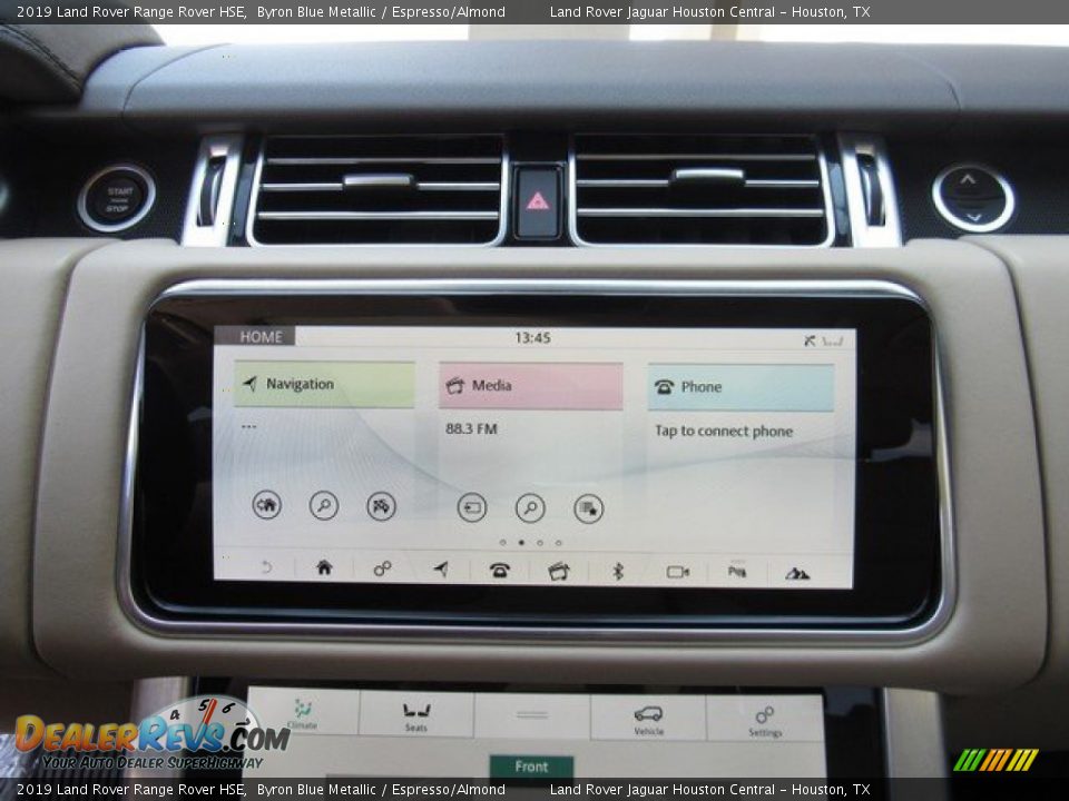 2019 Land Rover Range Rover HSE Byron Blue Metallic / Espresso/Almond Photo #33