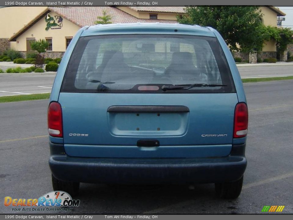 1996 Dodge Caravan Island Teal Metallic / Gray Photo #4