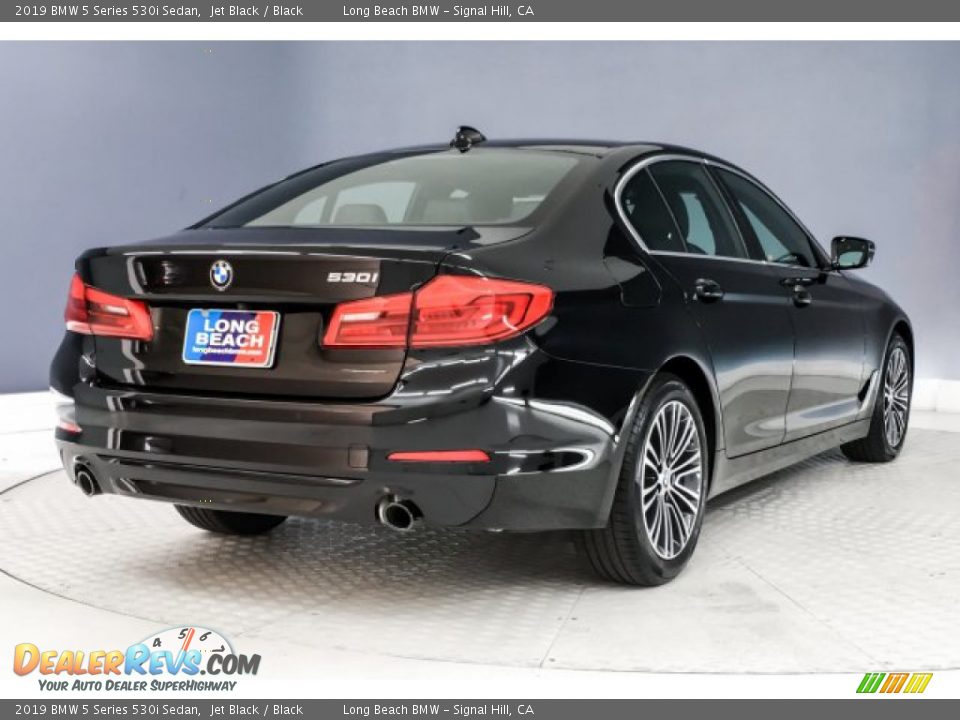 2019 BMW 5 Series 530i Sedan Jet Black / Black Photo #17