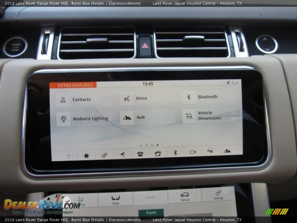 2019 Land Rover Range Rover HSE Byron Blue Metallic / Espresso/Almond Photo #35