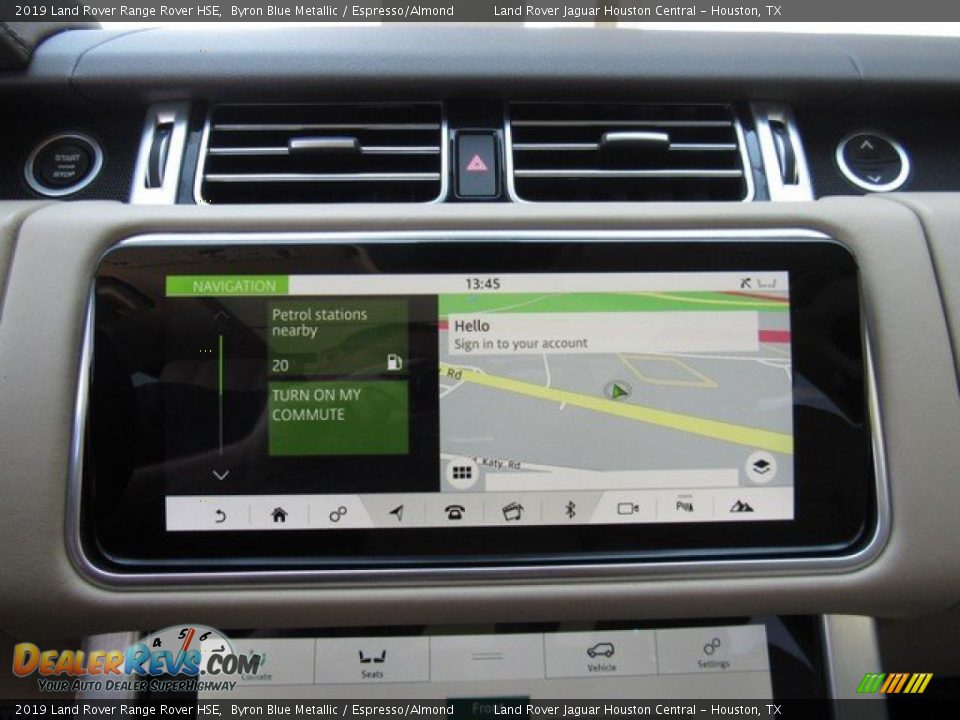 2019 Land Rover Range Rover HSE Byron Blue Metallic / Espresso/Almond Photo #36