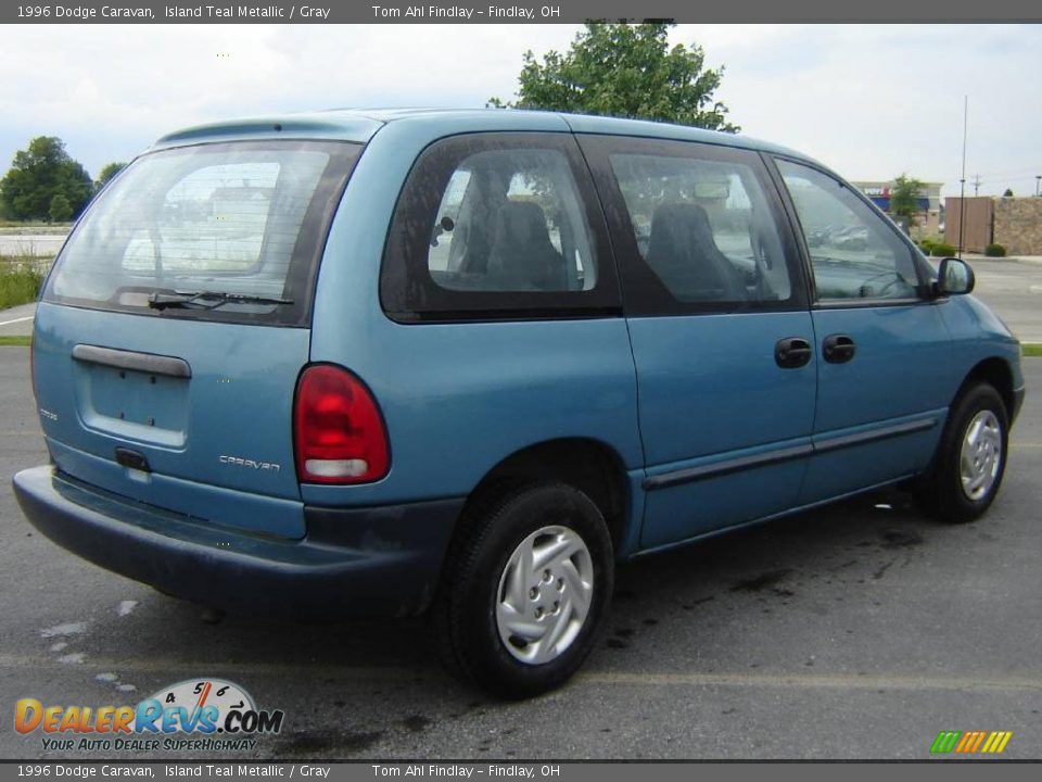 1996 Dodge Caravan Island Teal Metallic / Gray Photo #5