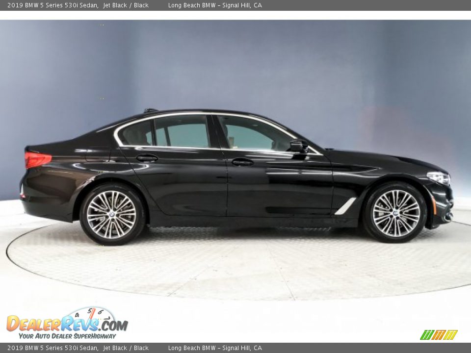 2019 BMW 5 Series 530i Sedan Jet Black / Black Photo #19