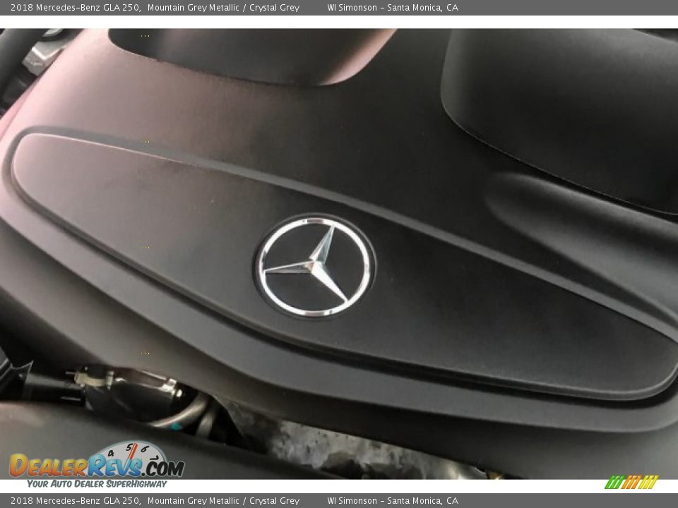 2018 Mercedes-Benz GLA 250 Mountain Grey Metallic / Crystal Grey Photo #31