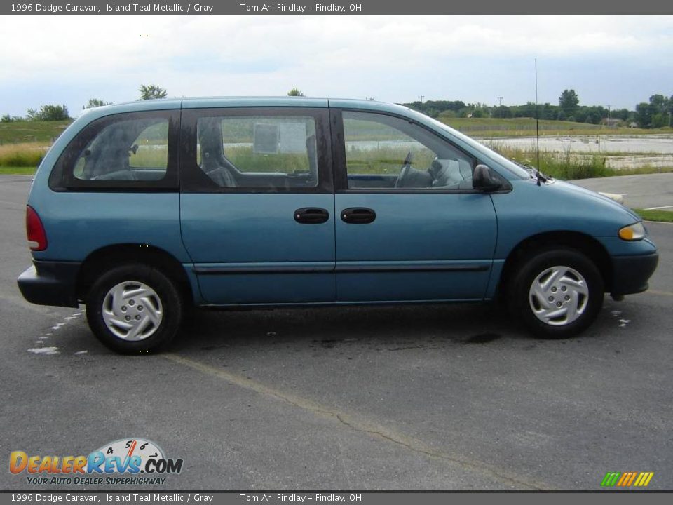 1996 Dodge Caravan Island Teal Metallic / Gray Photo #6