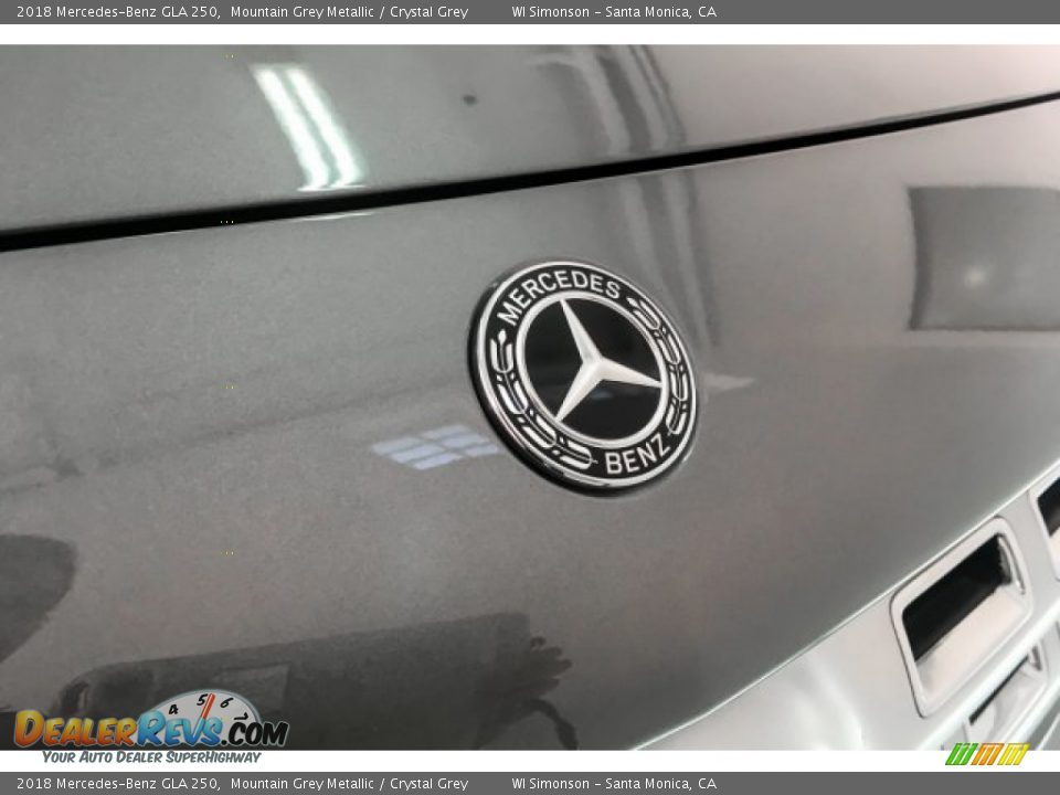 2018 Mercedes-Benz GLA 250 Mountain Grey Metallic / Crystal Grey Photo #33