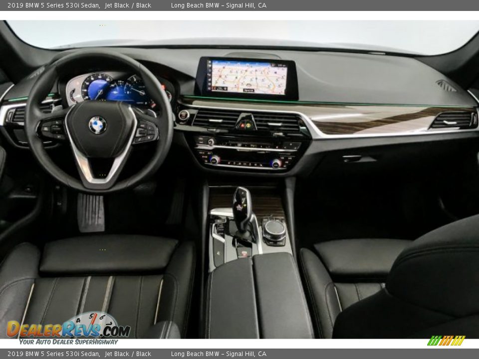 2019 BMW 5 Series 530i Sedan Jet Black / Black Photo #23