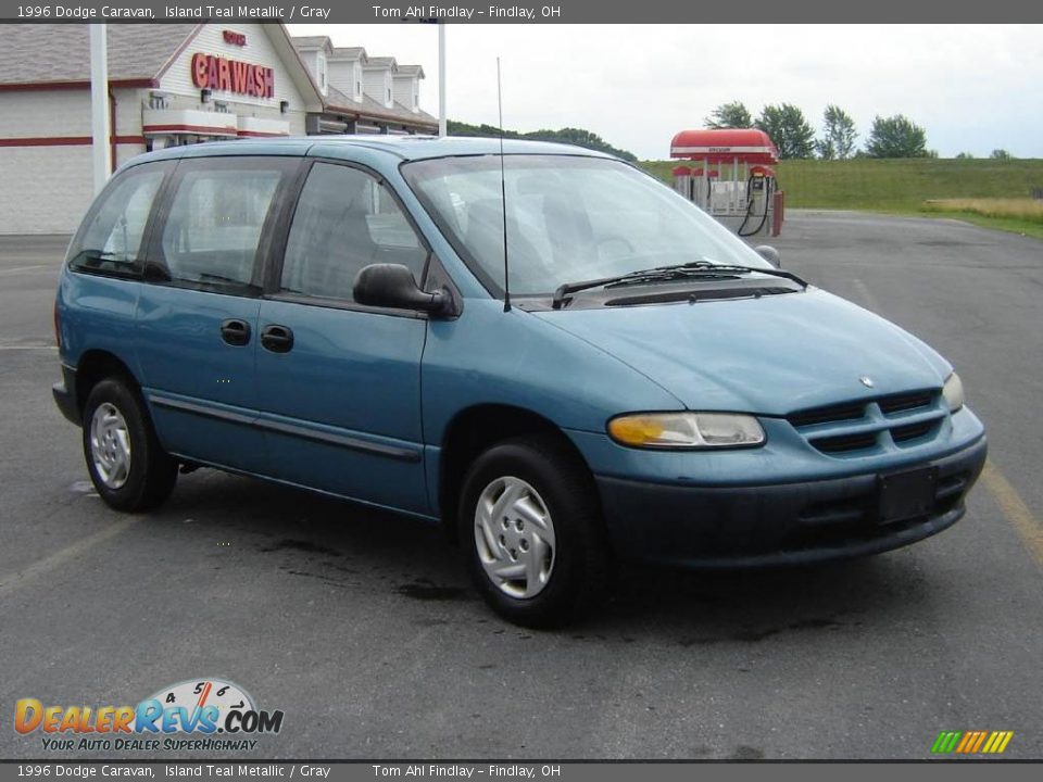 1996 Dodge Caravan Island Teal Metallic / Gray Photo #7