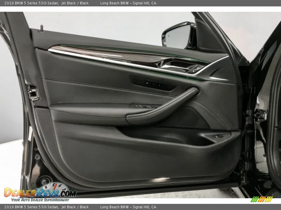 2019 BMW 5 Series 530i Sedan Jet Black / Black Photo #24