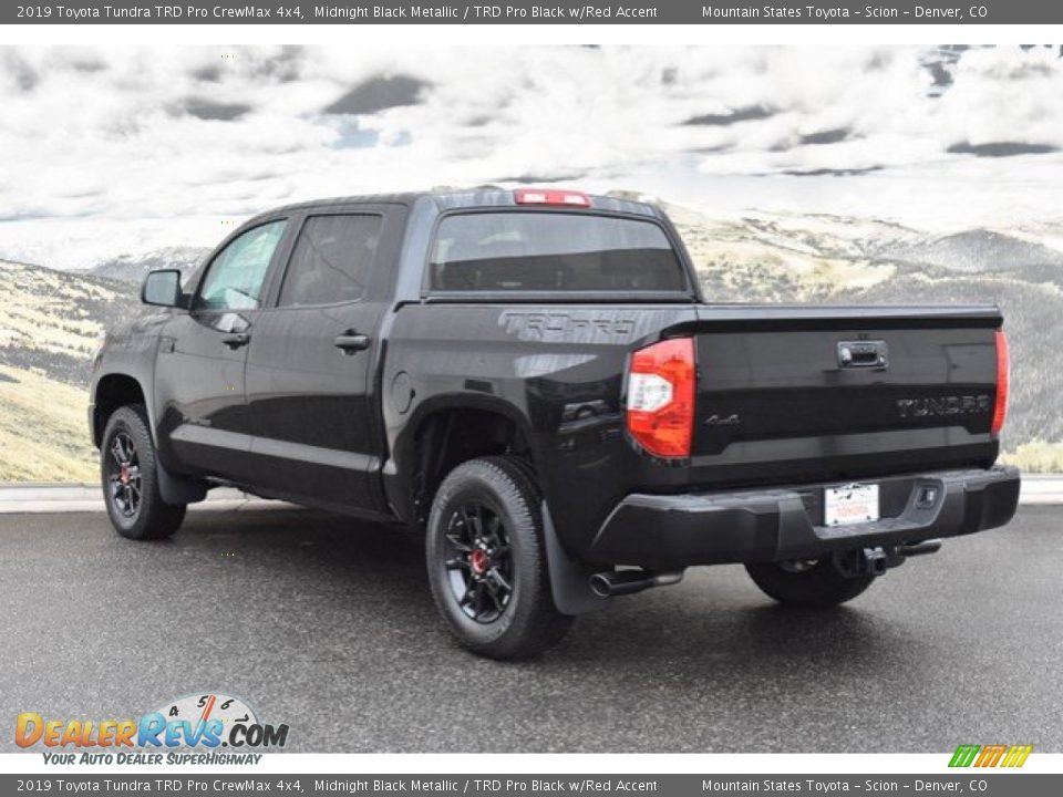 Midnight Black Metallic 2019 Toyota Tundra TRD Pro CrewMax 4x4 Photo #3