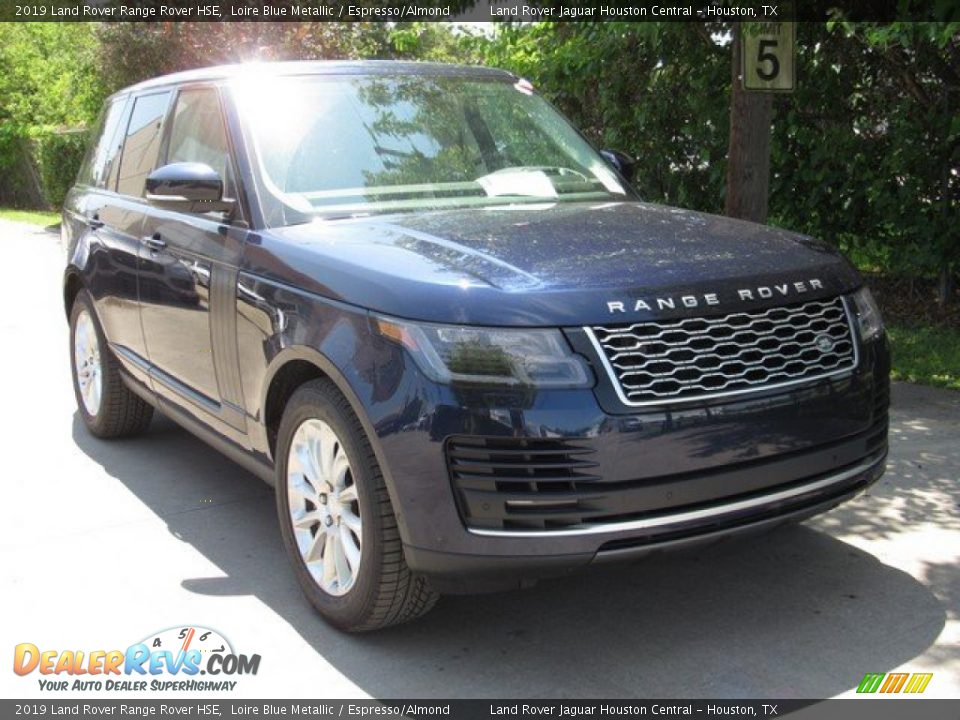 2019 Land Rover Range Rover HSE Loire Blue Metallic / Espresso/Almond Photo #2