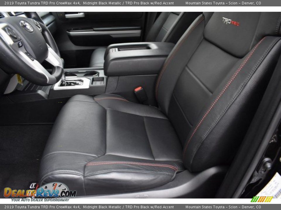 Front Seat of 2019 Toyota Tundra TRD Pro CrewMax 4x4 Photo #6