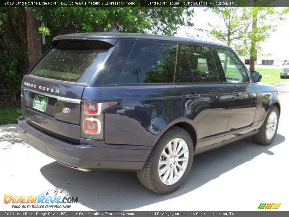 2019 Land Rover Range Rover HSE Loire Blue Metallic / Espresso/Almond Photo #7
