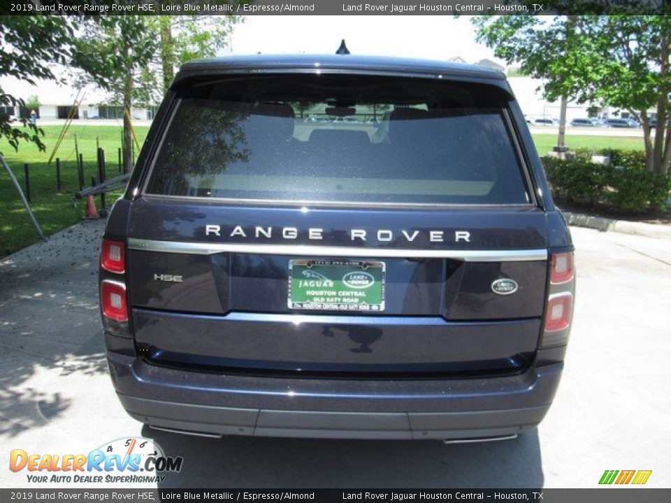 2019 Land Rover Range Rover HSE Loire Blue Metallic / Espresso/Almond Photo #8