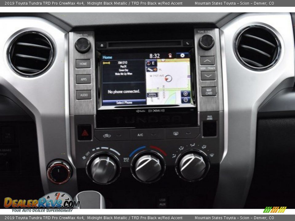2019 Toyota Tundra TRD Pro CrewMax 4x4 Midnight Black Metallic / TRD Pro Black w/Red Accent Photo #9