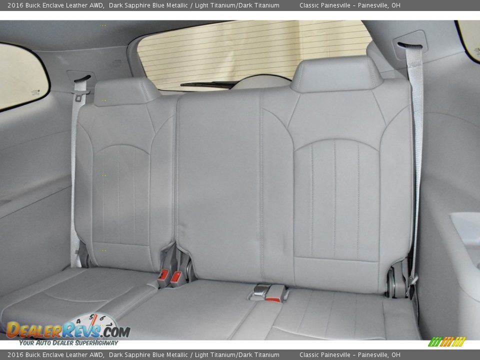 2016 Buick Enclave Leather AWD Dark Sapphire Blue Metallic / Light Titanium/Dark Titanium Photo #9
