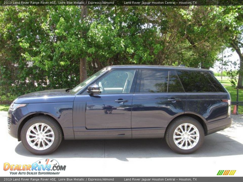 2019 Land Rover Range Rover HSE Loire Blue Metallic / Espresso/Almond Photo #11