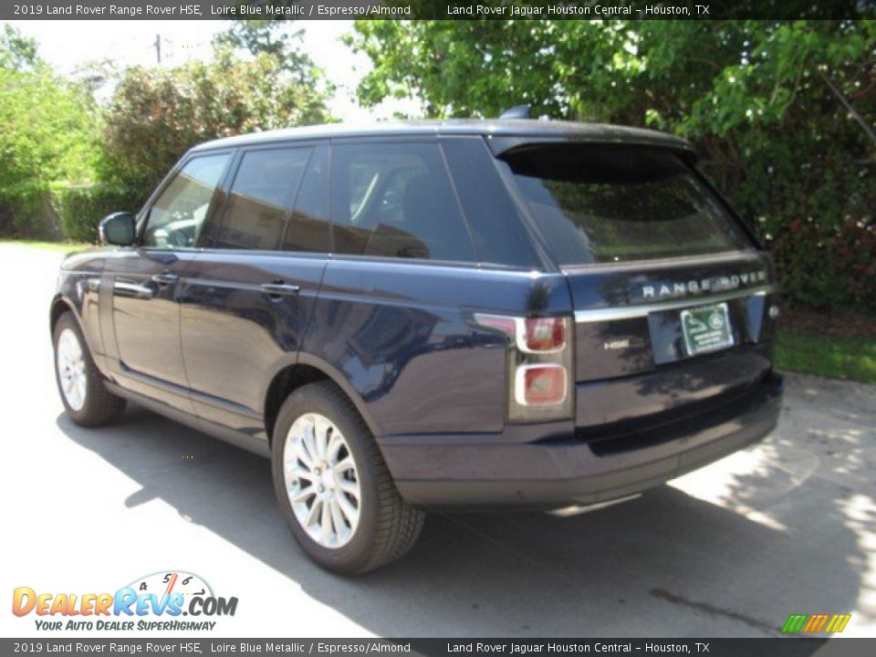 2019 Land Rover Range Rover HSE Loire Blue Metallic / Espresso/Almond Photo #12