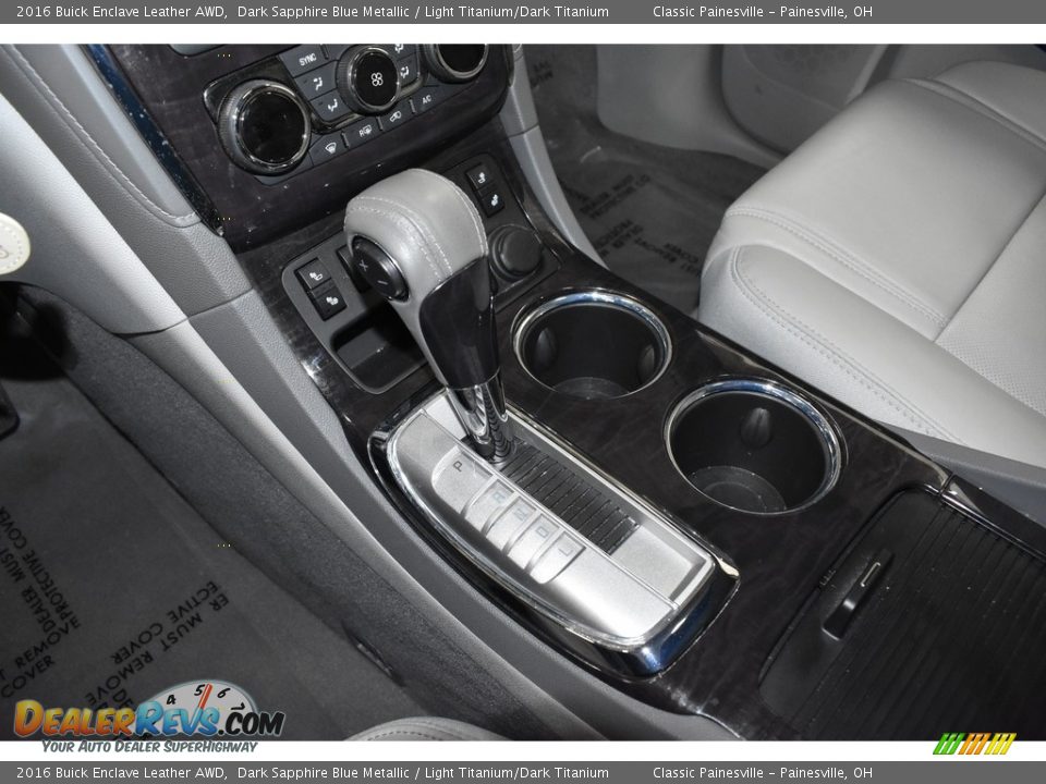 2016 Buick Enclave Leather AWD Dark Sapphire Blue Metallic / Light Titanium/Dark Titanium Photo #15