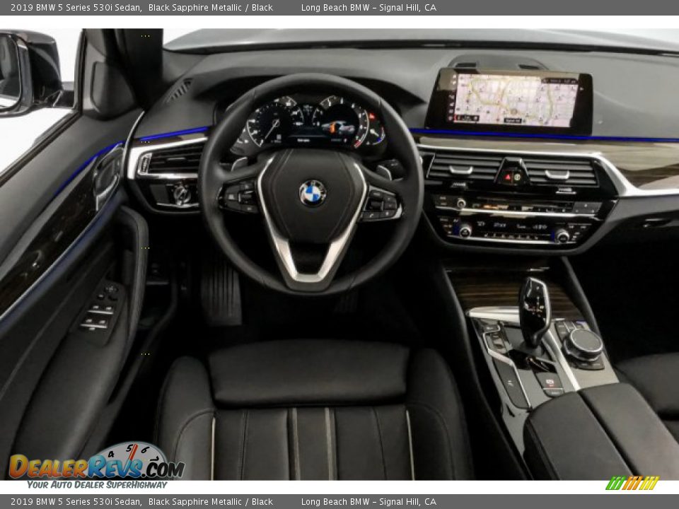 2019 BMW 5 Series 530i Sedan Black Sapphire Metallic / Black Photo #4