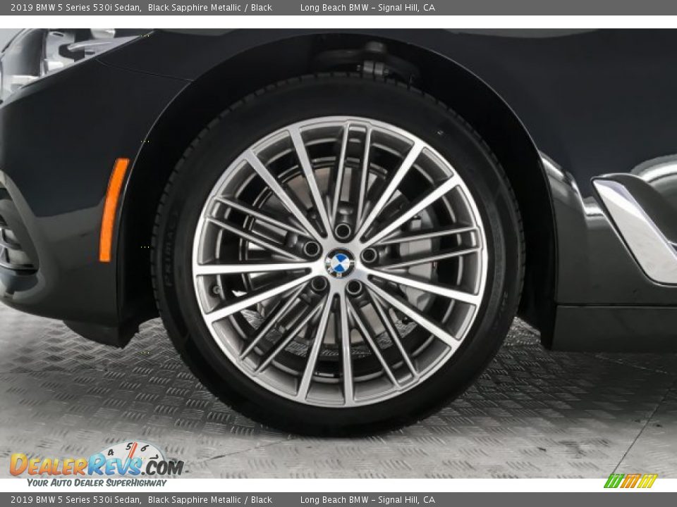 2019 BMW 5 Series 530i Sedan Black Sapphire Metallic / Black Photo #8