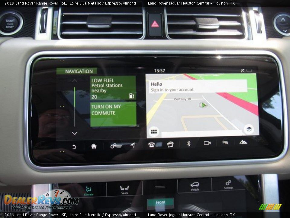2019 Land Rover Range Rover HSE Loire Blue Metallic / Espresso/Almond Photo #36