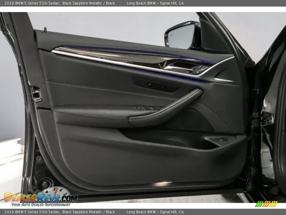 2019 BMW 5 Series 530i Sedan Black Sapphire Metallic / Black Photo #24