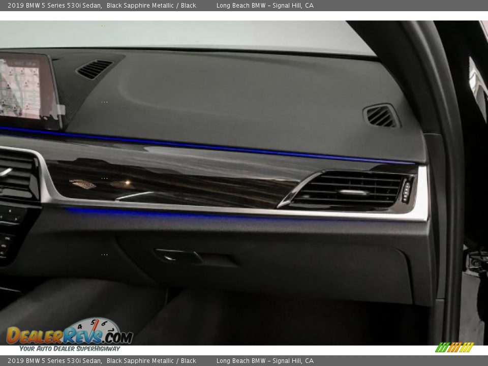 2019 BMW 5 Series 530i Sedan Black Sapphire Metallic / Black Photo #27