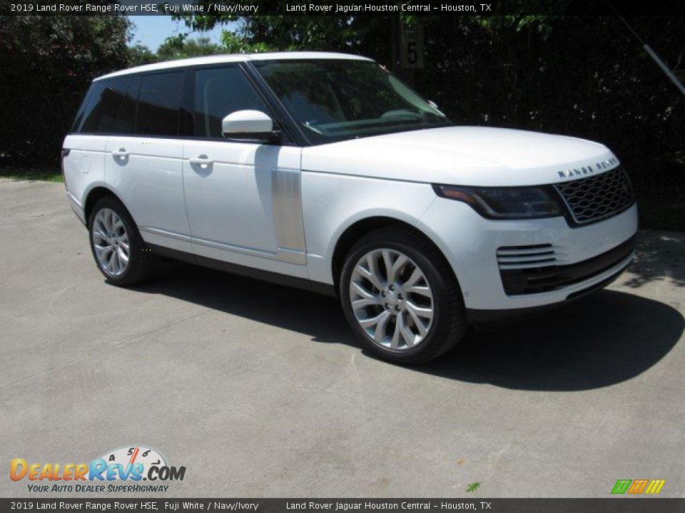 2019 Land Rover Range Rover HSE Fuji White / Navy/Ivory Photo #1