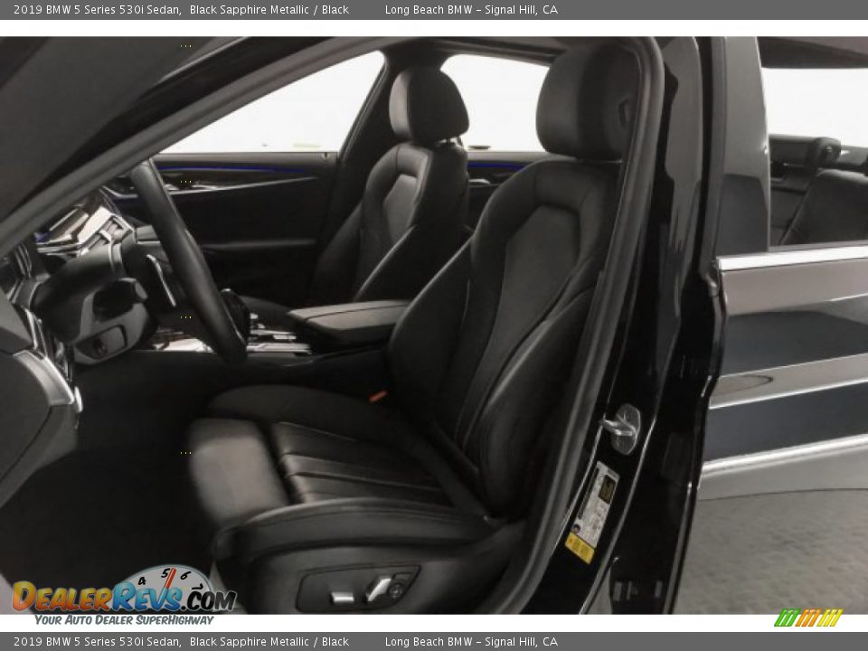 2019 BMW 5 Series 530i Sedan Black Sapphire Metallic / Black Photo #33